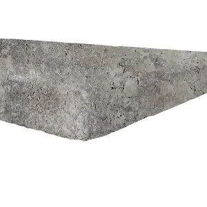 Silver Oyster Travertine Pool Coping Tumbled
